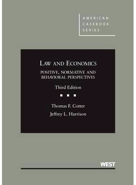 预订 Law and Economics Positive, Normative and Behavioral Perspectives Cotter和Harrison的法律和经济学正面，规范和行为视