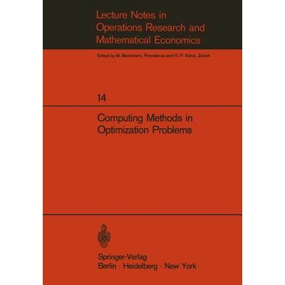 预订 Computing Methods in Optimization Problems: Papers presented at the 2nd International Conference on Computing Metho