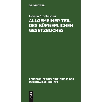 预订 Allgemeiner Teil des Bürgerlichen Gesetzbuches: 9783112411858
