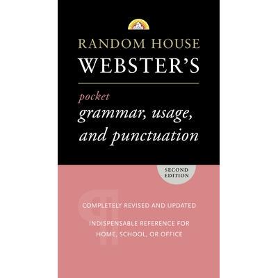 现货 Random House Webster’s Pocket Grammar, Usage, and Punctuation兰登书屋韦氏袖珍语法、用法和标点符号: 9780375719677