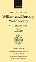 and Part 预订 Dorothy William Letters Years Wordsworth 1840 VII. Later The 1853 Volume