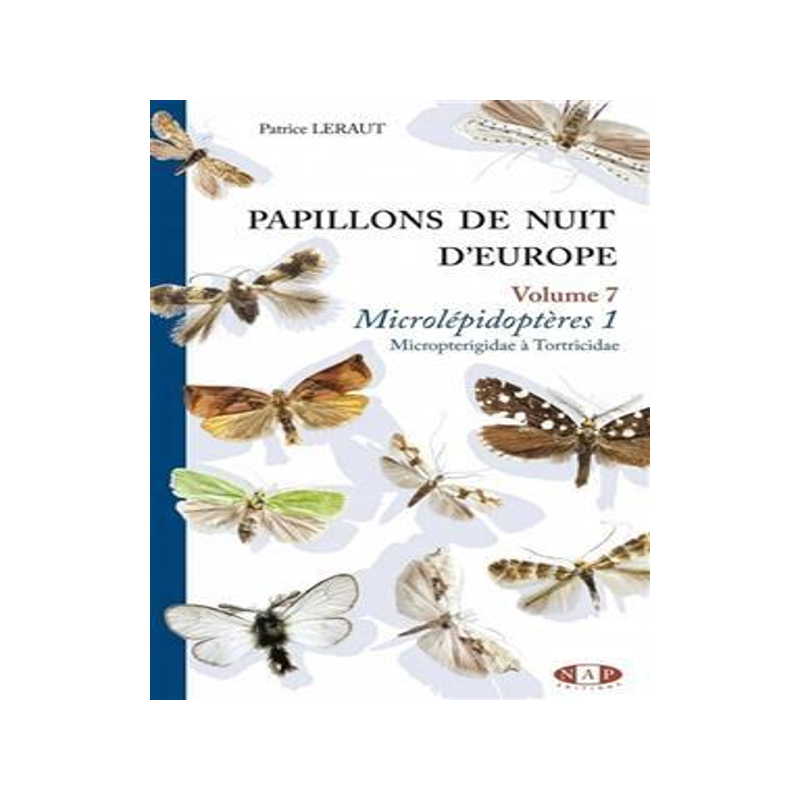 [预订]Papillons de nuit d’Europe, Vol. 7. Microlépidoptères, Vol. 1. Micropterigidae à tortricidae 9782913688414