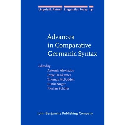 预订 Advances in Comparative Germanic Syntax 比较日耳曼语句法进展: 9789027255242