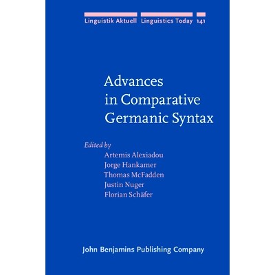 预订 Advances in Comparative Germanic Syntax 比较日耳曼语句法进展: 9789027255242