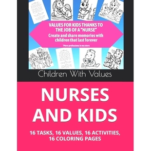 Values 9798328097642 and Pages Coloring Activities Tasks Kids Nurses 预订