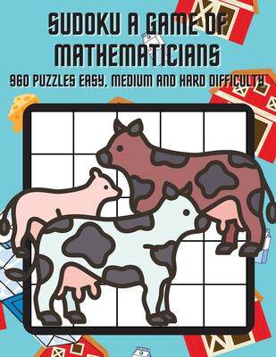 [预订]Sudoku A Game of Mathematicians 960 Puzzles Easy, Normal and Hard Difficulty 9781087942742