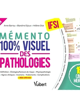 预订 Mémento 100 % visuel des pathologies, IFSI : 160 cartes mentales : définition, étiologies-facteurs de risque, ph