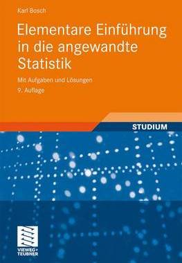 预订 Elementare Einführung in die angewandte Statistik
