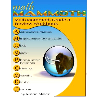 预订 Math Mammoth Grade 3 Review Workbook: 9781942715443