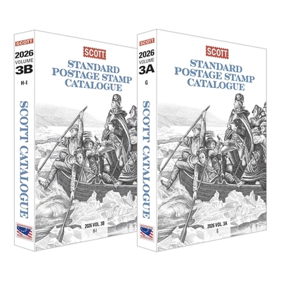 预订 2026 Scott Stamp Postage Catalogue Volume 3: Cover Countries G-I (2 Copy Set): Scott Stamp Postage Catalogue Volume