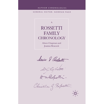 预订 A Rossetti Family Chronology: 9781349510955