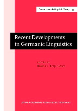 预订 Recent Developments in Germanic Linguistics.: 9789027235930