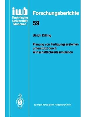 预订 Planung Von Fertigungssystemen Unterstützt Durch Wirtschaftlichkeitssimulation