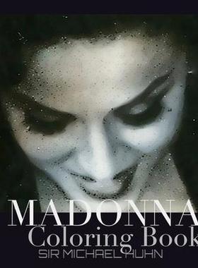[预订]Madonna Iconic Portrait coloring book Sir Michael Huhn: Madonna Portrait coloring book 9781714283910