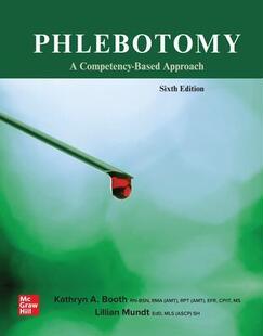 Phlebotomy 预订 9781264156269 Based Approach Competency