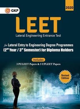 [预订]LEET (Lateral Engineering Entrance Test) 2020 - Guide 9789389310269