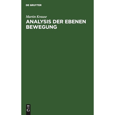 预订 Analysis der Ebenen Bewegung: 9783112455494