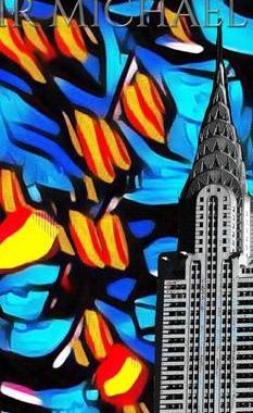 [预订]Iconic Chrysler Building New York City Sir Michael Huhn pop art Drawing Journal: Iconic Chrysler Bui 9780464204541
