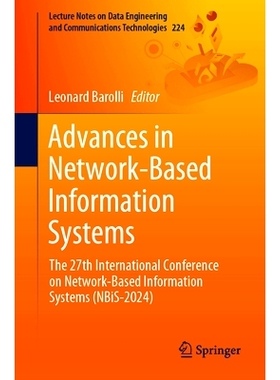 预订 Advances in Networked-based Information Systems: The 27th International Conference on Network-Based Information Sys