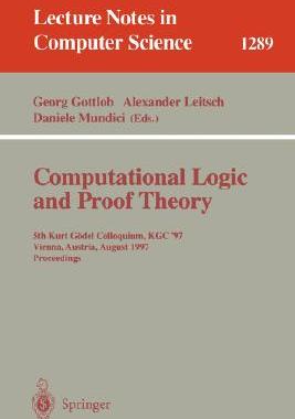 【预订】Computational Logic and Proof Theory