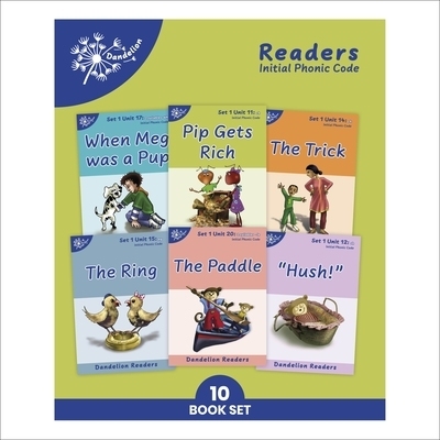 预订 Phonic Books Dandelion Readers Set 1 Units 11-20: Consonant digraphs and simple two-syllable words 蒲公英拼读本*套