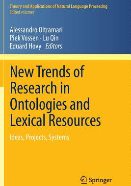 【预订】New Trends of Research in Ontologies and Lexical Resources
