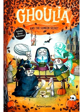 现货 Ghoulia and the Sunken Secret (Book #5) 食尸鬼与沉没的秘密（第五册）: 9781419783845