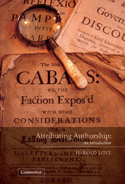 【预订】Attributing Authorship
