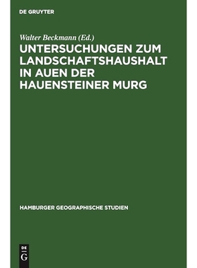 预订 Untersuchungen zum Landschaftshaushalt in Auen der Hauensteiner Murg: 9783112307090