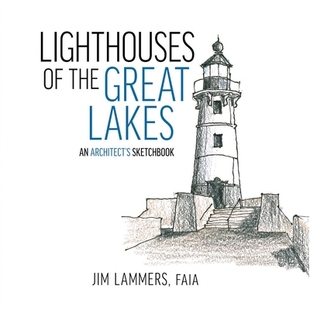 Architect’s Lighthouses Lakes 预订 Sketchbook 速写本 the 灯塔：建筑师 9781961856240 Great 五大湖