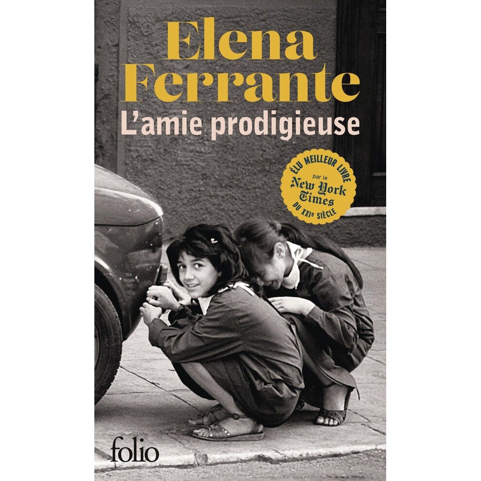 预售 我的天才女友1 2026新版 Elena Ferrante 法语原版 意大利电视剧原著小说 L’amie prodigieuse Enfance, adolescence