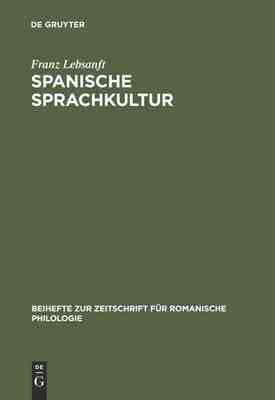 【预订】Spanische Sprachkultur 9783484522824