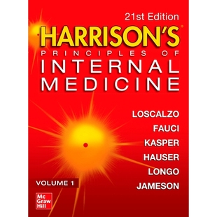 Internal First Harrison’s 哈里森内科学原理 第1卷 现货 Vol.2 Medicine Principles Vol.1 Edition Twenty 十一版