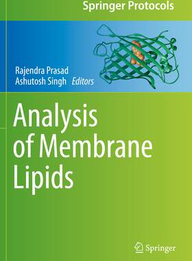 [预订]Analysis of Membrane Lipids 9781071606339