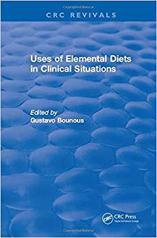 【预售】Uses of Elemental Diets in Clinical Situations