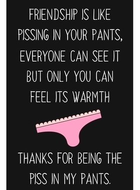 预订 Friendship Is Like Pissing In Your Pants: Funny Gift For Your Best Friend: 9781690978718