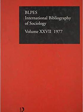 【预售】IBSS: Sociology: 1977 Vol 27