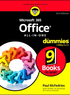 预订 Microsoft 365 Office All-In-One for Dummies, 3rd Edition Office 365一本通达人迷 第3版: 9781394295050