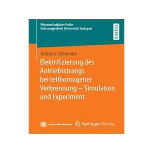 预订 Elektrifizierung des Antriebsstrangs bei teilhomogener Verbrennung – Simulation und Experiment
