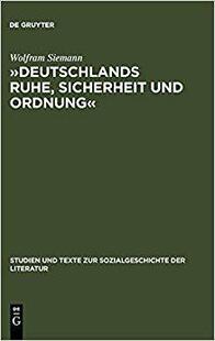 【预订】»Deutschlands Ruhe, Sicherheit und Ordnung« 9783484350144