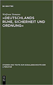 【预订】»Deutschlands Ruhe, Sicherheit und Ordnung« 9783484350144
