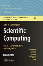 预订 Scientific Computing :Vol. III - Approximation and Integration
