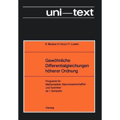 预订 Gewöhnliche Differentialgleichungen höherer Ordnung: - Übungsprogramm - Programm für Mathematiker, Naturwissens