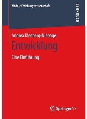 预订 Entwicklung: Eine Einführung: 9783658200749