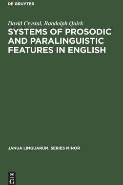 [预订]Systems of Prosodic and Paralinguistic Features in English 9783112414972
