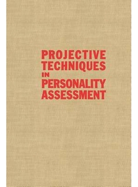 预订 Projective Techniques in Personality Assessment: A Modern Introduction: 9783662387023
