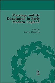 【预售】Marriage and Its Dissolution in Early Modern England, Volume 4