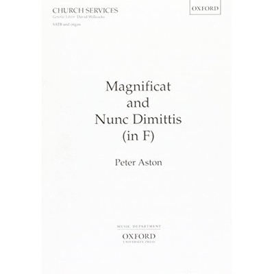 预订 Magnificat and Nunc Dimittis (in F) F调大悲咏与赋权祝福: 9780193516434