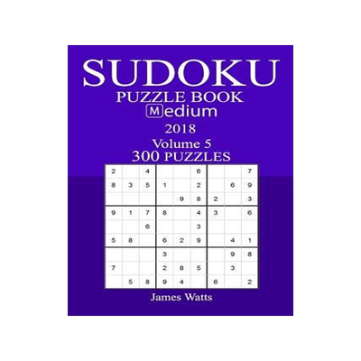 [预订]300 Medium Sudoku Puzzle Book - 2018 9781981535644