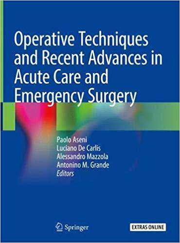 【预售】Operative Techniques and Recent Advances in Acute Care and Emergency Surgery